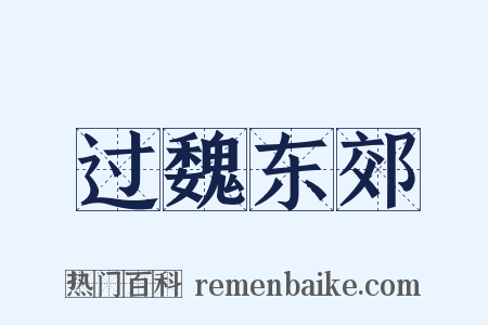 过魏东郊是什么意思的图片